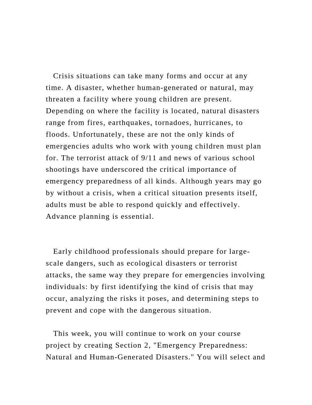 Crisis situations can take many forms and occur at any time. A.docx_dr2yh9pzwj2_page2