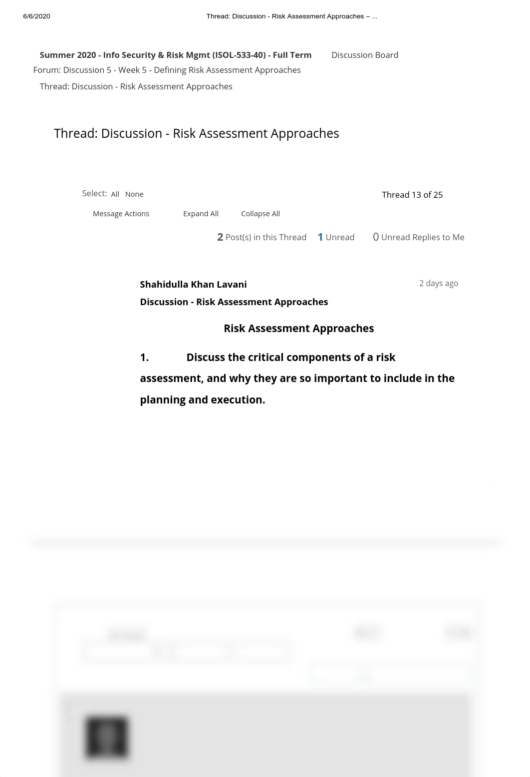 Thread_ Discussion - Risk Assessment Approaches - .._planning and execution..pdf_dr31a5y14bm_page1