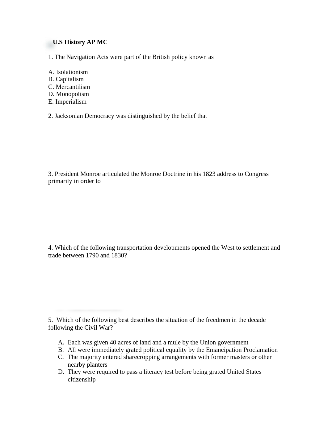 AP US History 2001 MC and Answers_dr3920rh3wp_page1