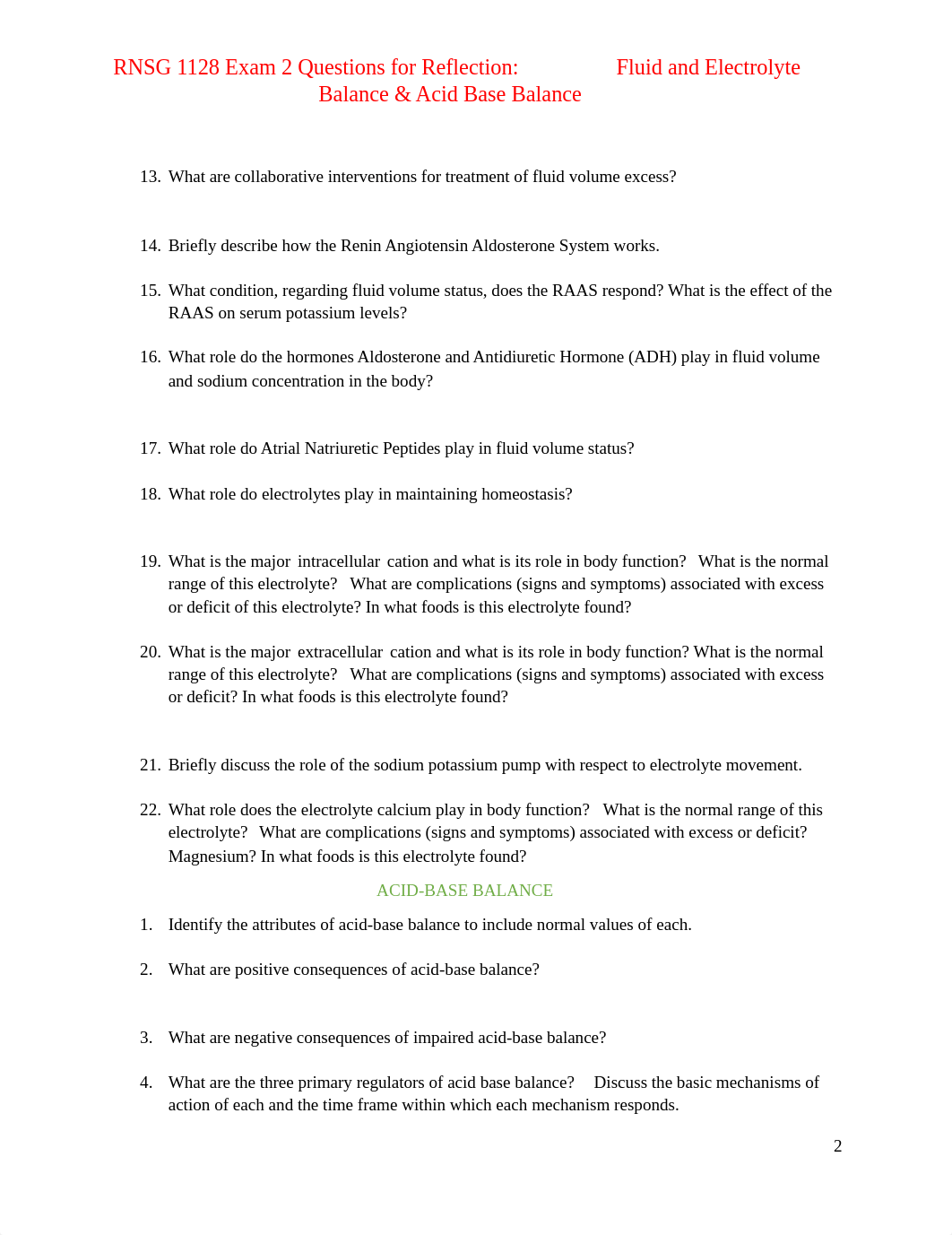 RNSG 1128 Exam 2 Questions for Reflection - F&E AB-YB.docx_dr45rtulx2b_page2