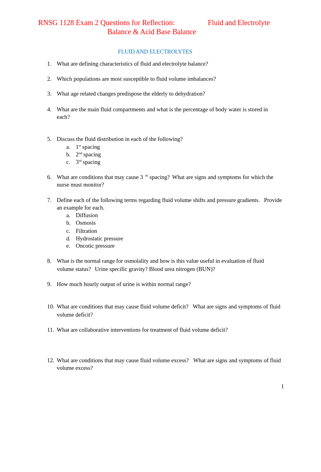 RNSG 1128 Exam 2 Questions for Reflection - F&E AB-YB.docx_dr45rtulx2b_page1