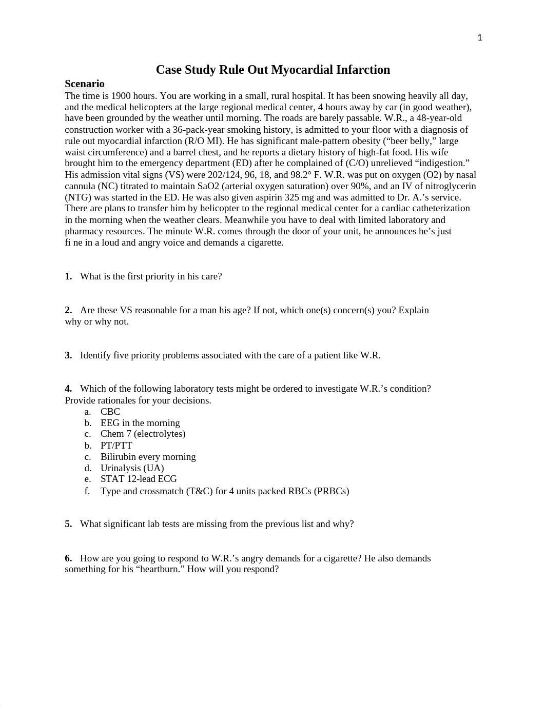 NURS 225  Case Study Rule Out Myocardial Infarction.docx_dr4gkt760bn_page1