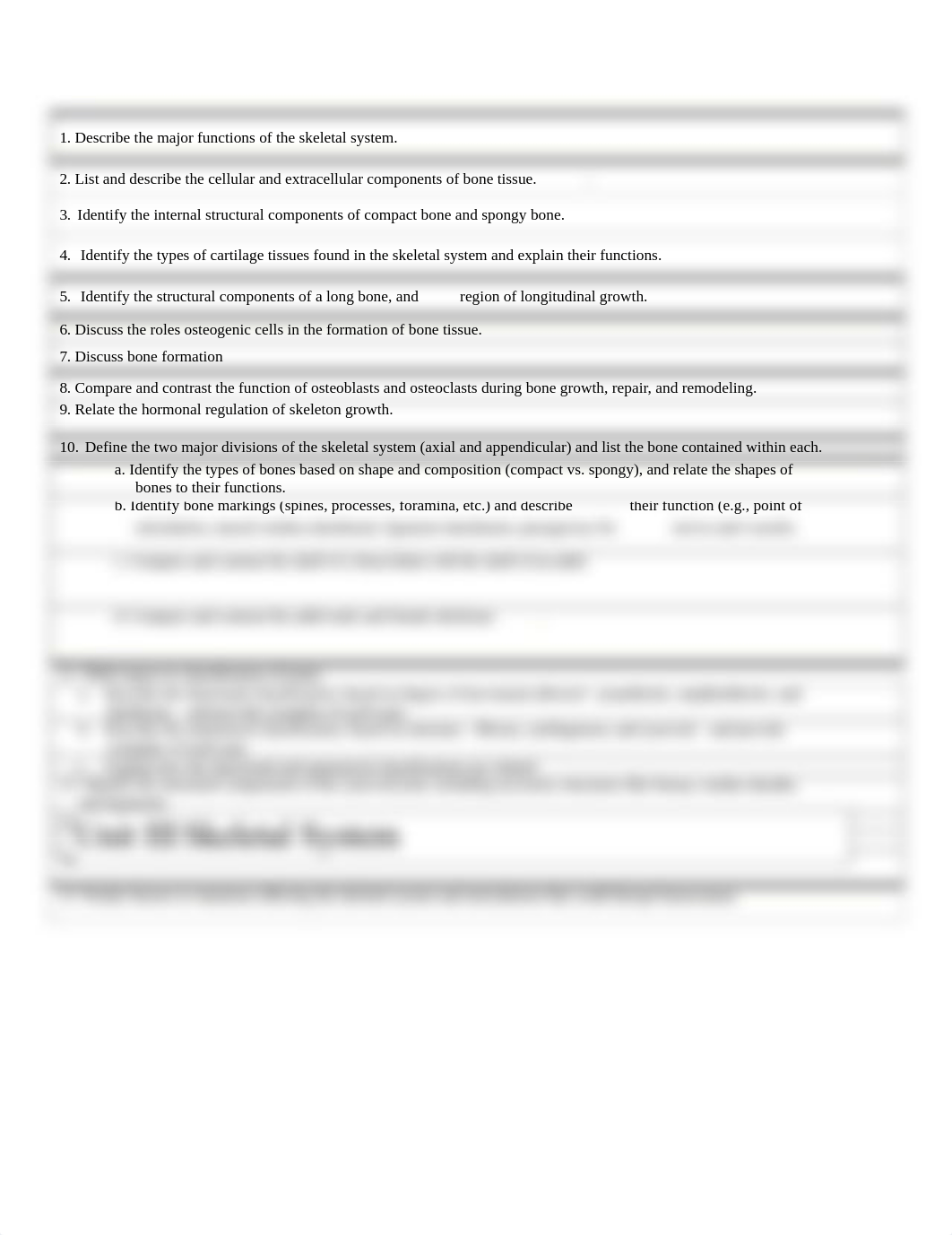 learning Objectives Skeletal system chapter 6.docx_dr4ijc6njwt_page1