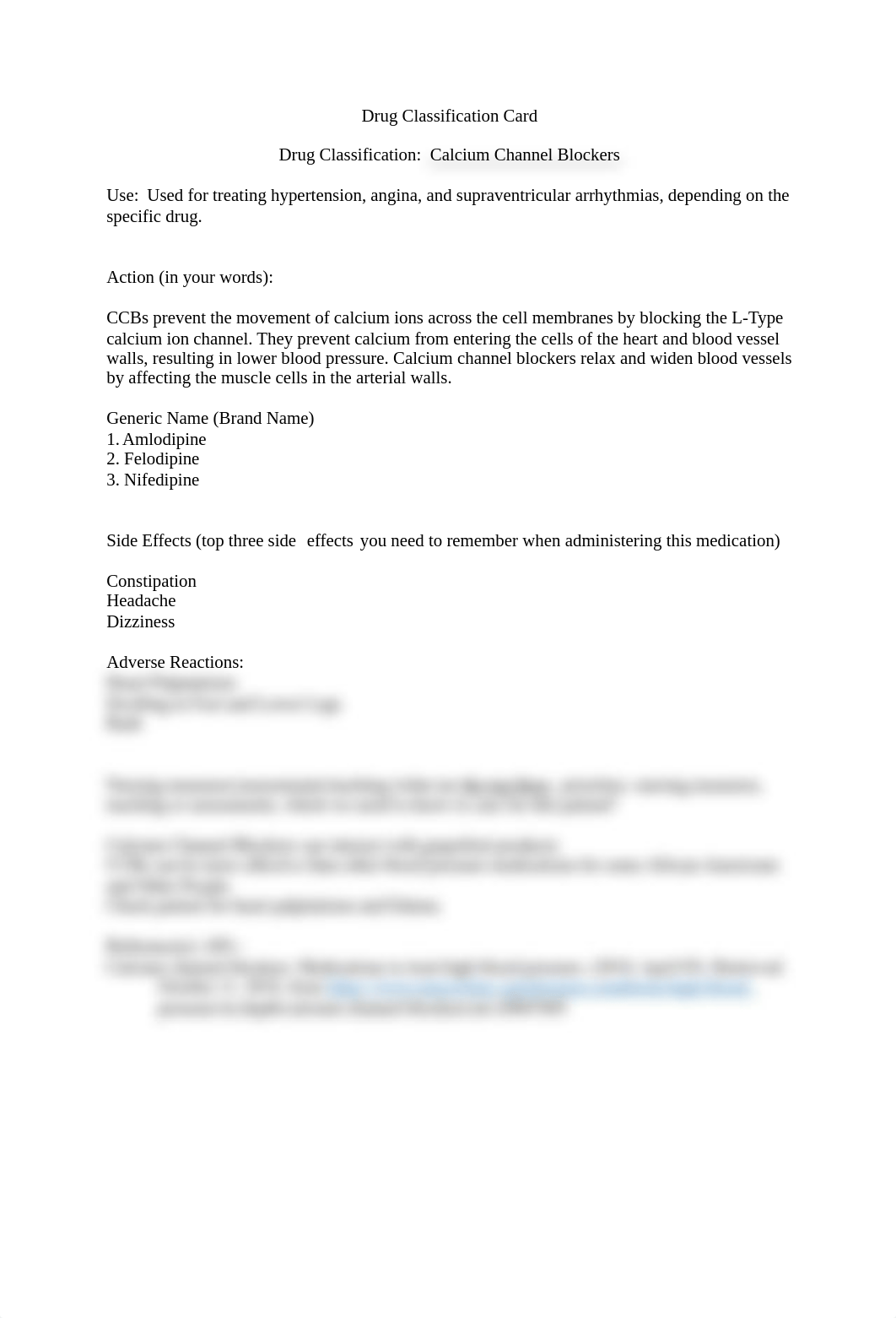 Calcium Channel Blockers Drug Classification Card.docx_dr4w0bp2q1t_page1