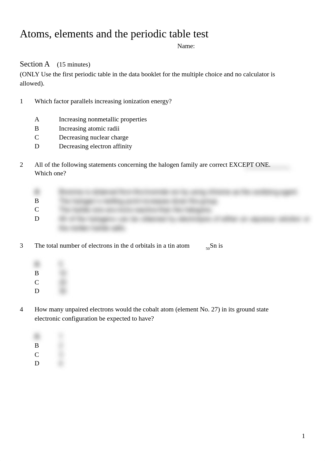 Atoms, Elements and the Periodic Table Test.pdf_dr4yael0zh7_page1