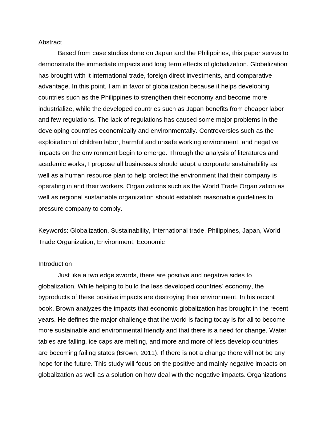 Impact of Globalization on the Economy and Environment -Research Paper_dr571lsd1w3_page2