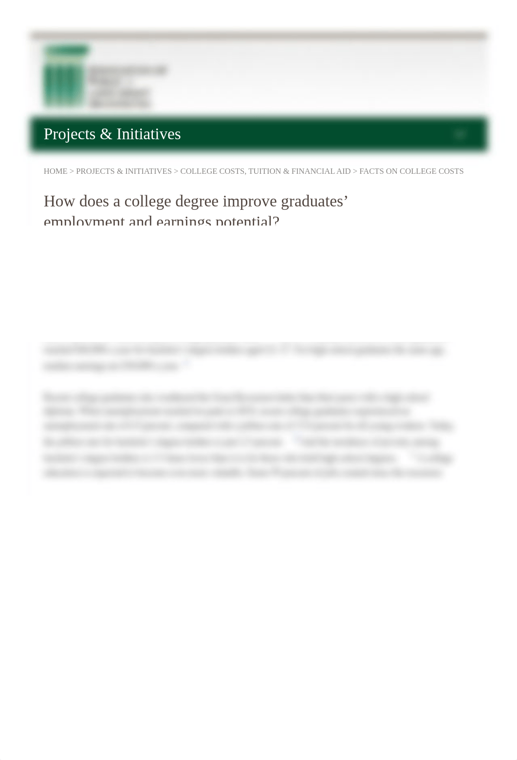 How does a college degree improve graduates' employment and earnings potential?.pdf_dr5fan4u2xh_page1