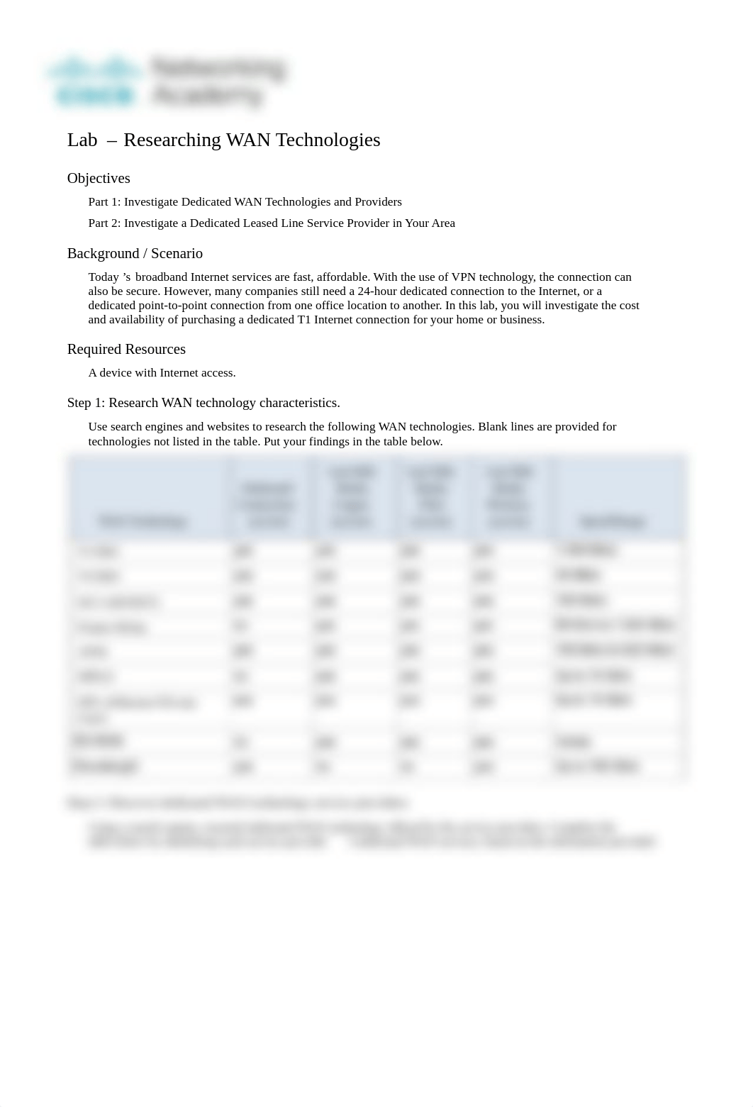 1.2.4.3 Lab - Researching WAN Technologies - Answered.pdf_dr607r9cvq6_page1