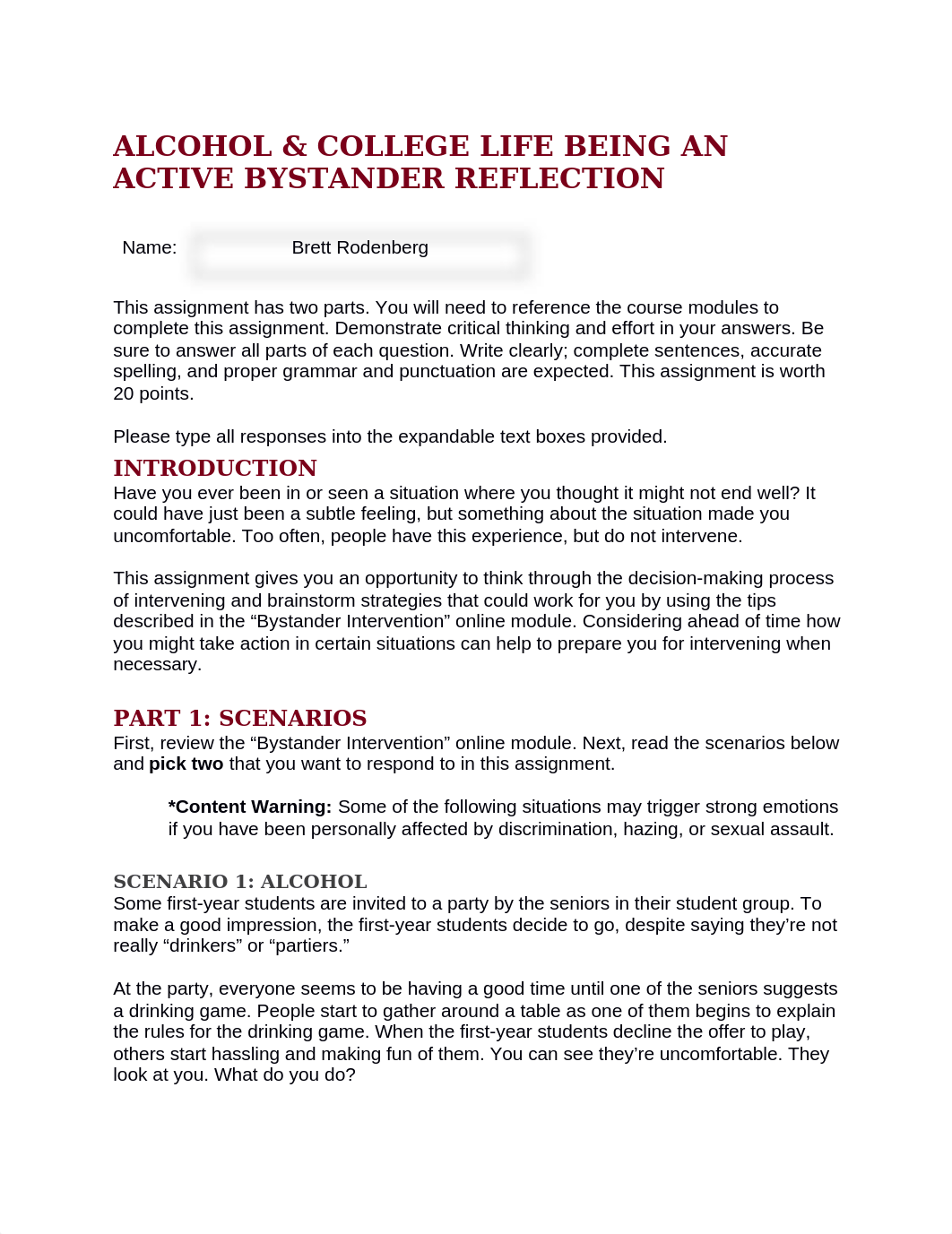 ACL_Reflection_Being an Active Bystander.docx_dr67mbmh7y4_page1