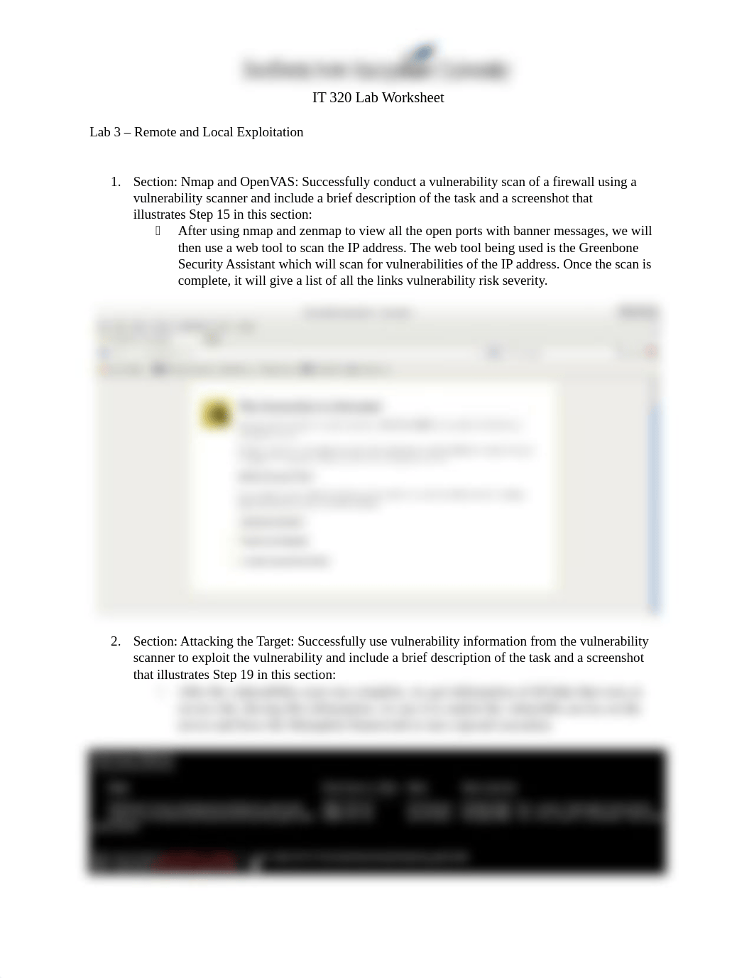 IT 320 Lab 3 Remote and Local Exploitation.docx_dr6a83lnu2c_page1