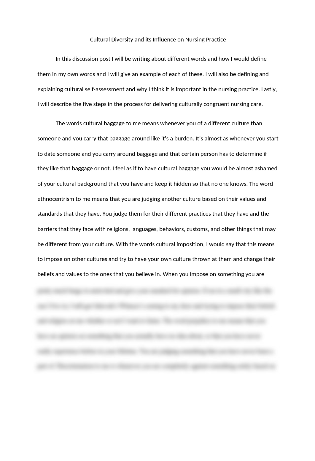 Cultural Diversity and its Influence on Nursing Practice.docx_dr6jwjdovik_page1