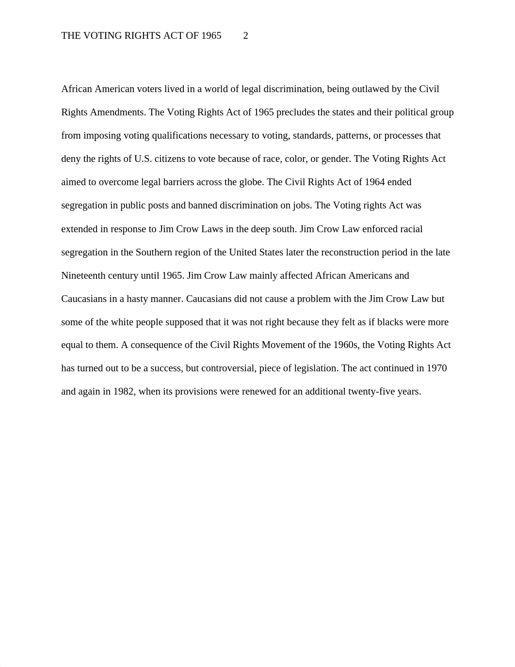 The Voting Rights Act of 1965 Essay redo.docx_dr6mvzo50f4_page2