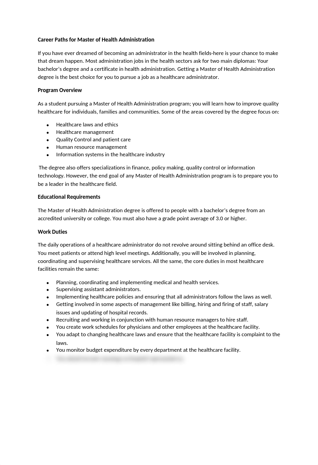 Career Paths for Master of Health Administration-2.docx_dr6yr8wy6kq_page1