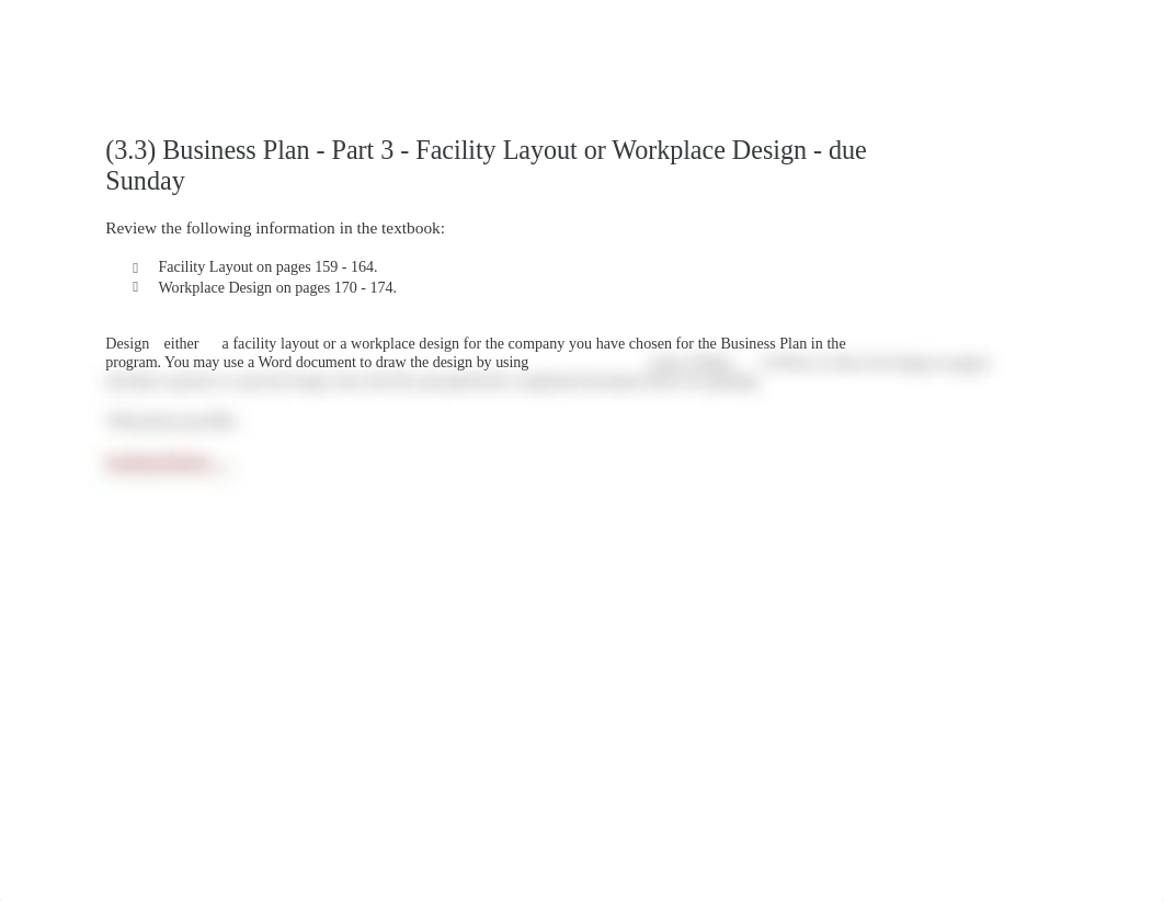 (3.3) Business Plan - Part 3 - Facility Layout or Workplace Design .doc_dr71iqc708u_page1