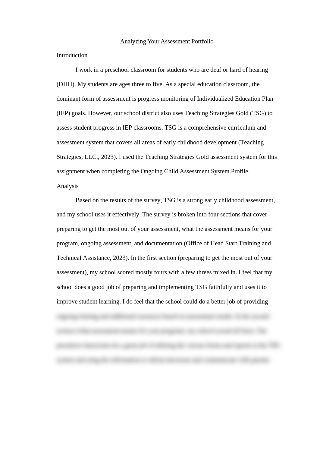 Rice Module 1 Analysis- Analyzing Your Assessment Portfolio.docx_dr79d23c0sv_page2