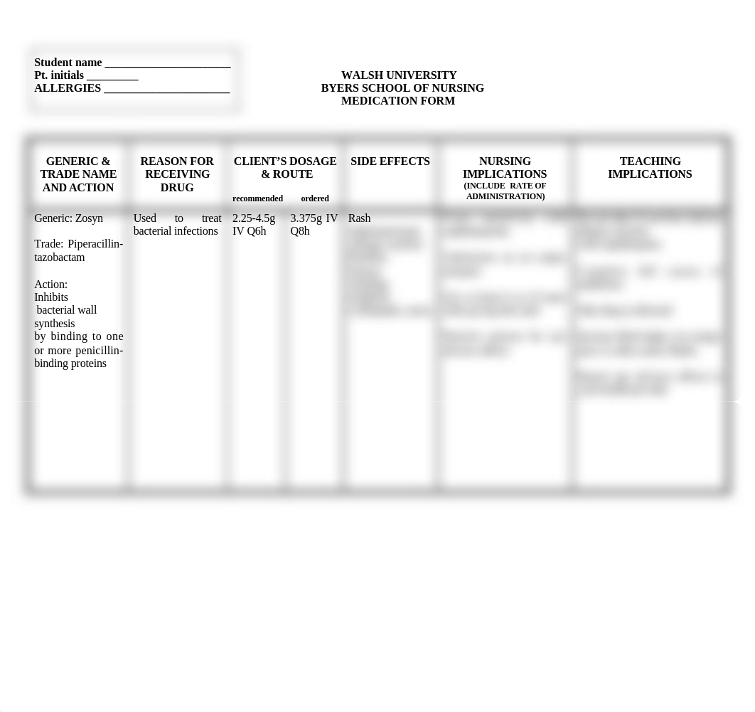 Zosyn Med Sheet .doc_dr7lxzb65mh_page1