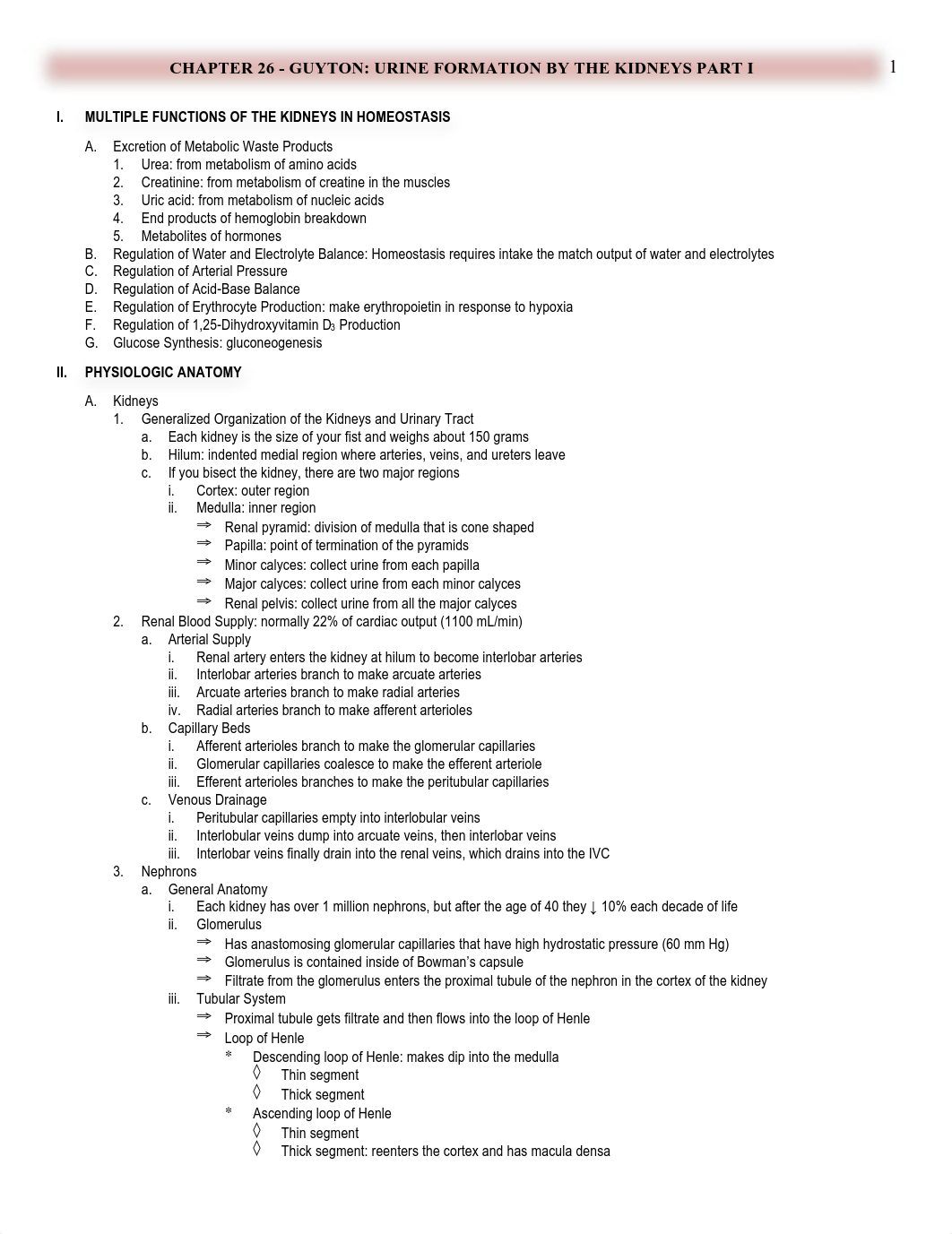 Physio - 26 - Urine Formation by Kidney - Part I - BL_dr7n213568d_page1