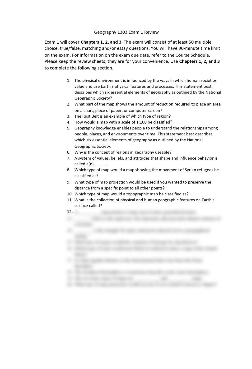 Geography 1303 Exam 1 Review.pdf_dr7ryxbjjne_page1