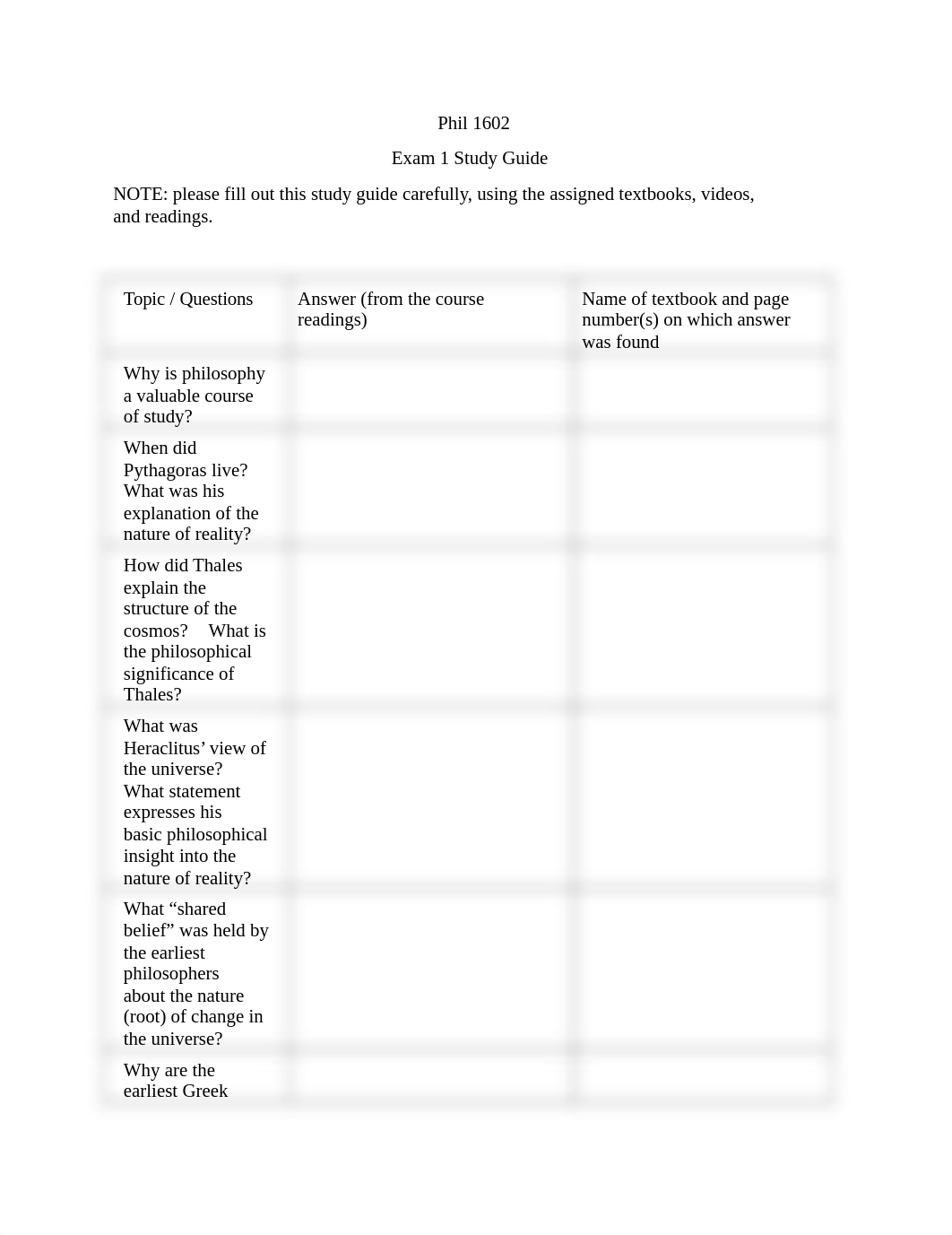 Study Guide for Exam 1 1602.docx_dr7sfbxoak4_page1