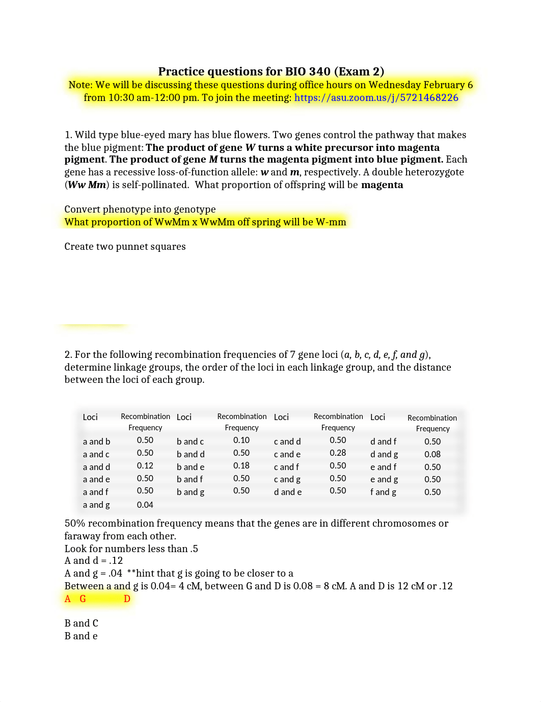 Practice questions for BIO 340 Exam 2 Spring 2019 (1).docx_dr7swozbx2n_page1