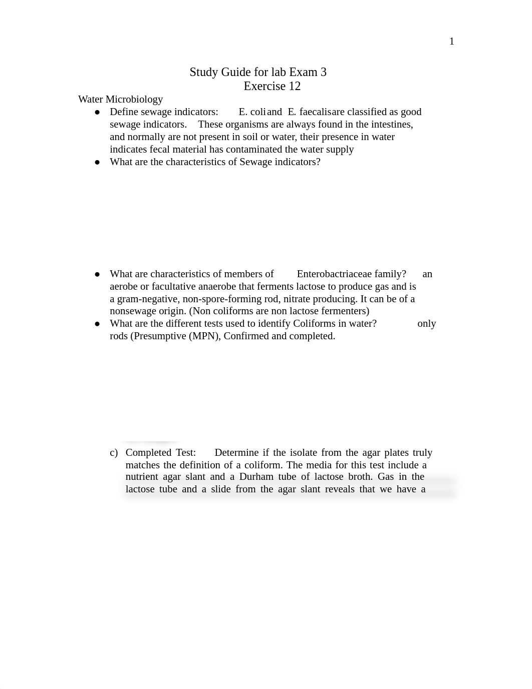 Study Guide for lab Exam 3(1).pdf_dr7yhcvd839_page1