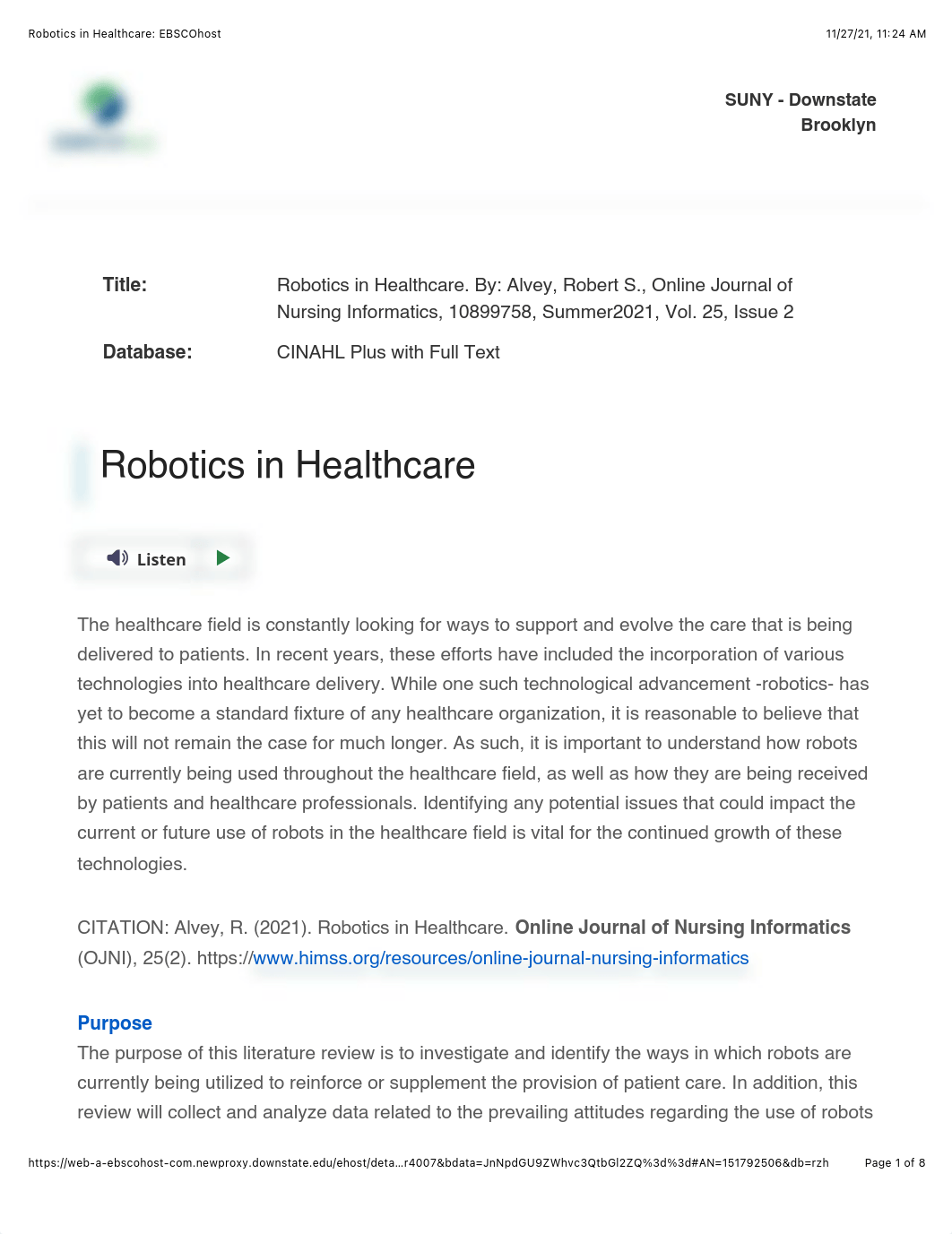 Article Robotics in Healthcare.pdf_dr80zd51a5h_page1