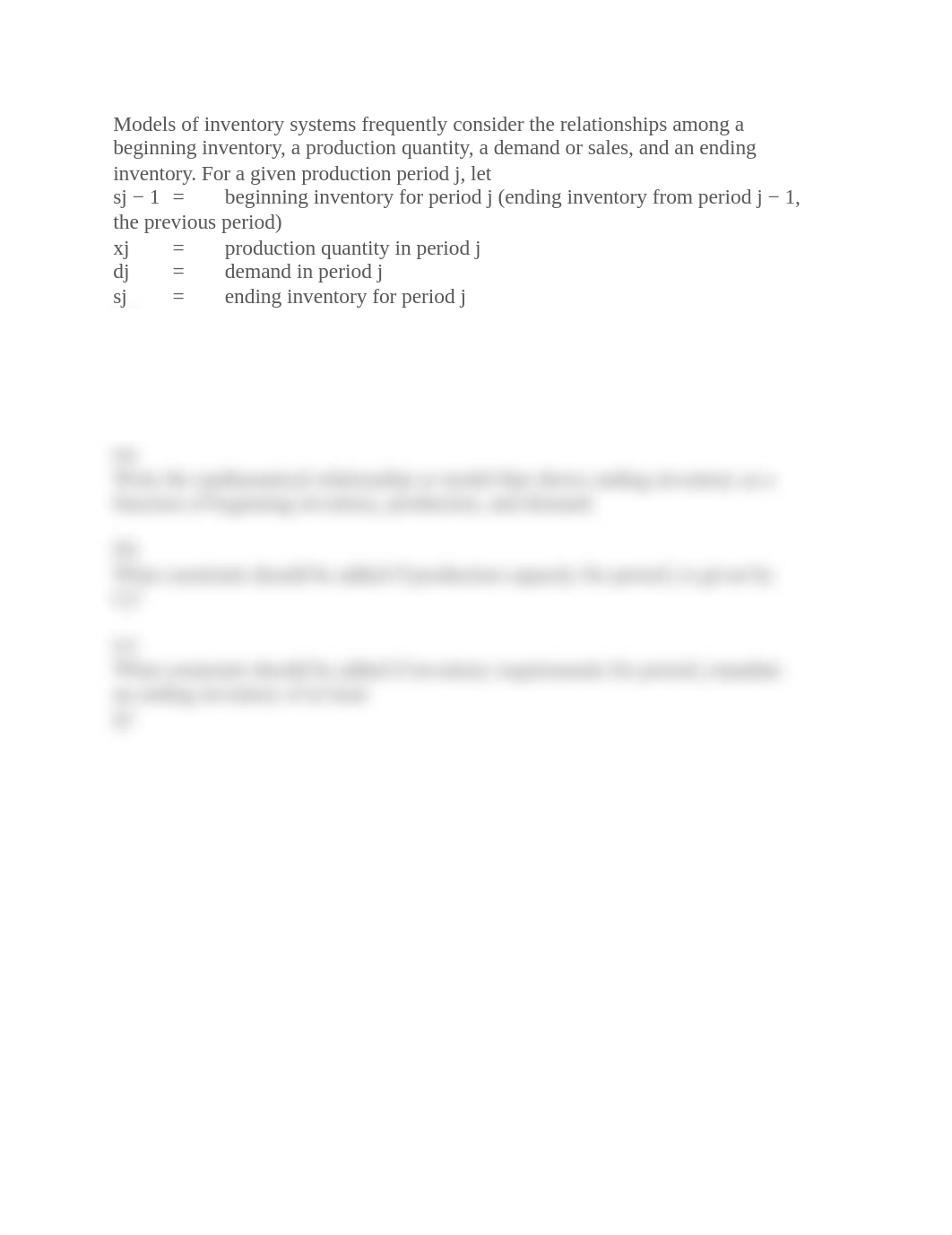 Models of inventory systems frequently consider the relationships among a beginning inventory.docx_dr82elcjdeg_page1