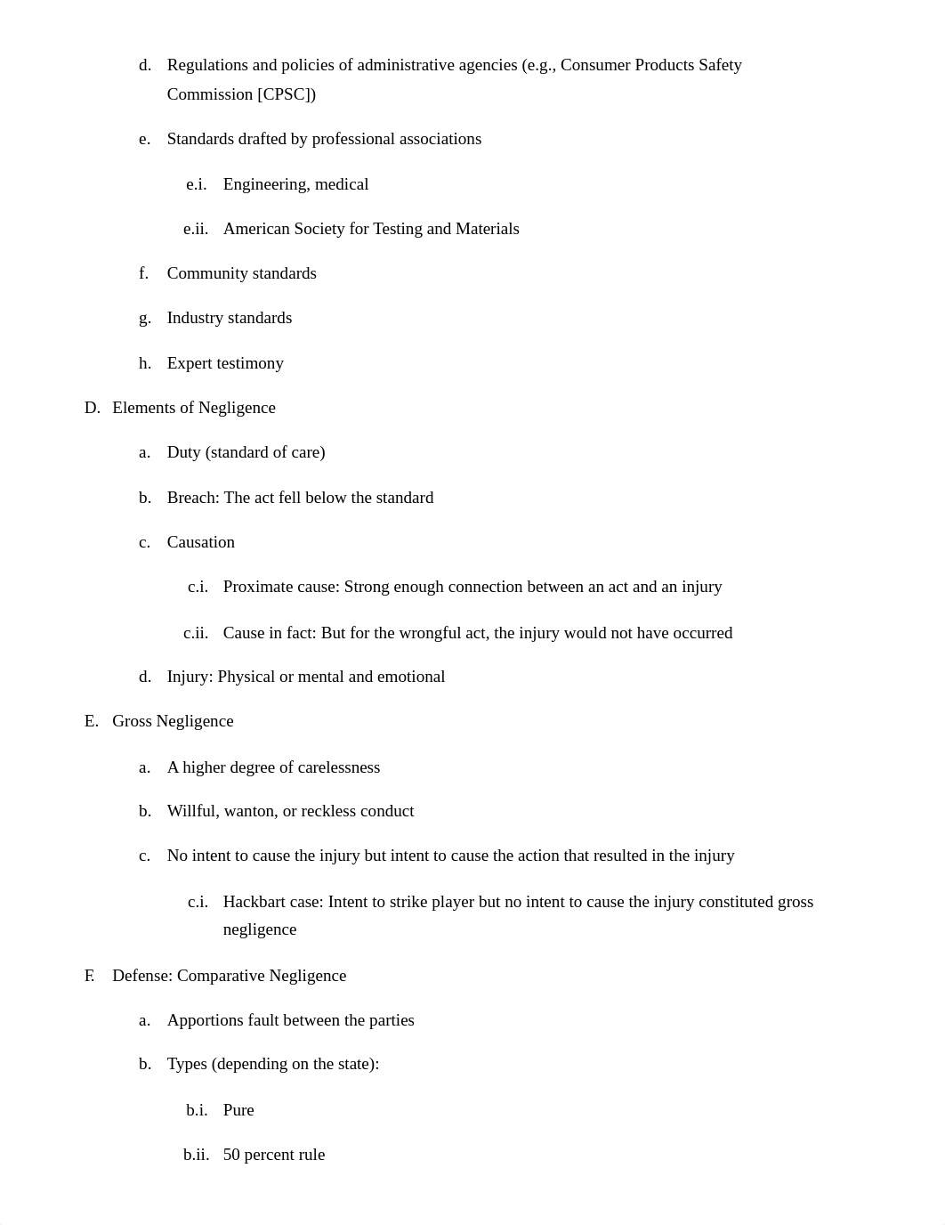 Sport Law and Organization Tort Law and Product Liability Notes_dr8nwoirbzl_page2