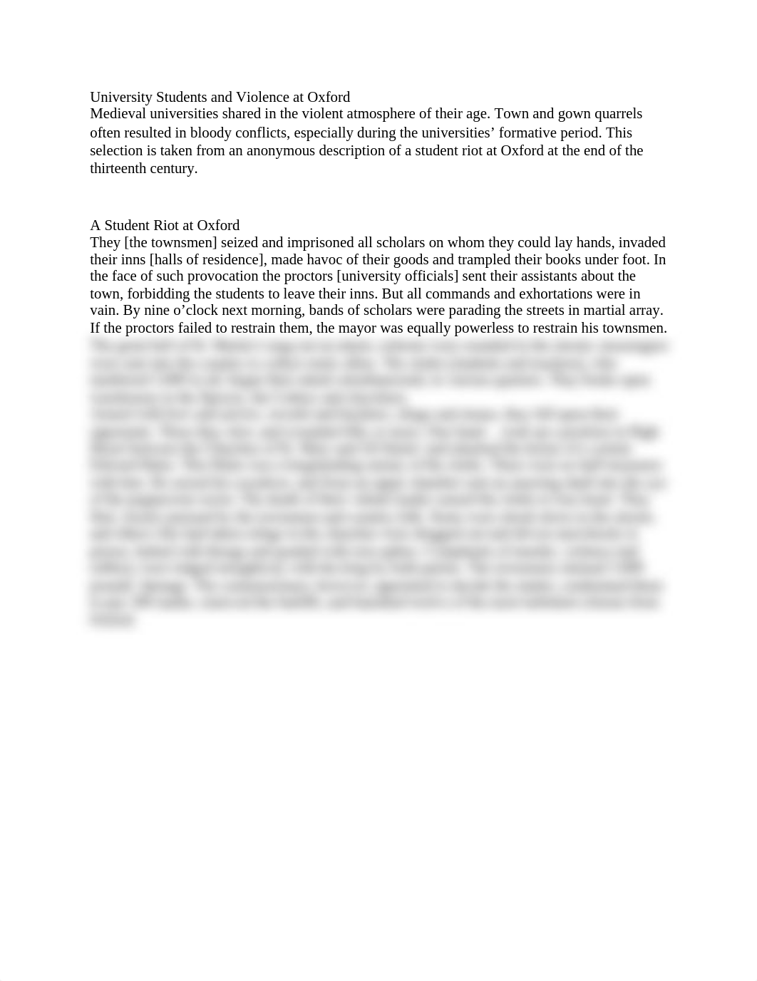 University Students and Violence at Oxford week 5 discussion.docx_dr8sef6pt50_page1