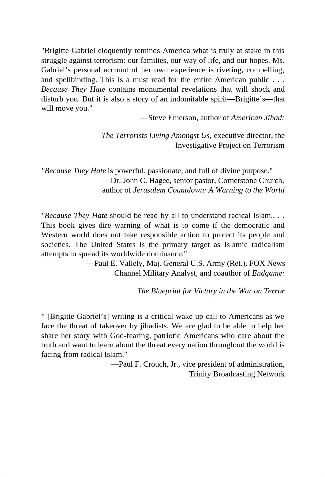 Gabriel, Brigitte - Because They Hate_ A Survivor of Islamic Terror Warns America (2006, St. Martin'_dr96le448bu_page4