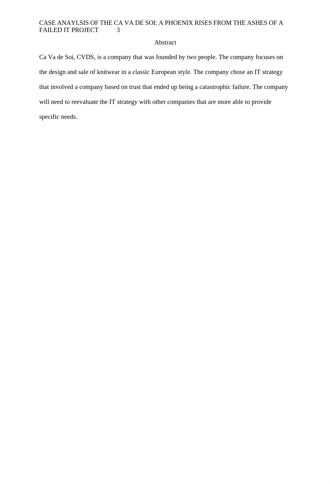 Case Analysis of thr Ca Va de Soi- A Phoenix Rises from the Ashes of a Failed IT Project.docx_dr9bjtz2x6t_page3