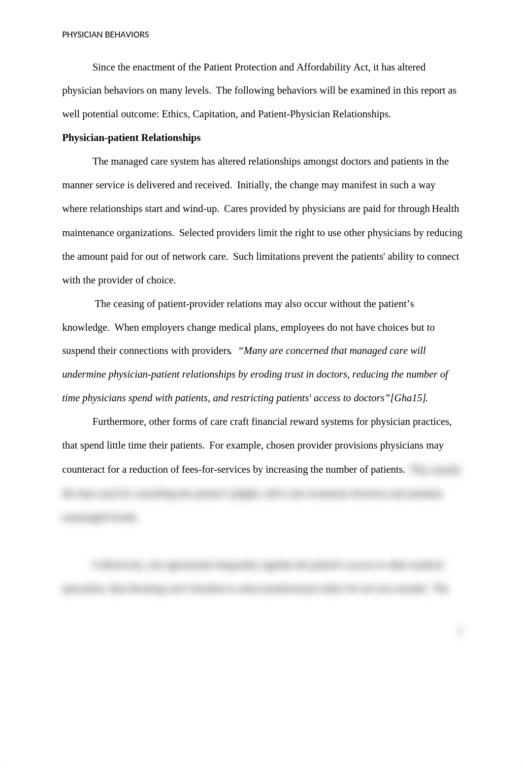 Physician Practice Behaviors Related to Managed Healthcare Writing Assignment Wk 3 HSM 546_dr9f3w9yrtf_page2