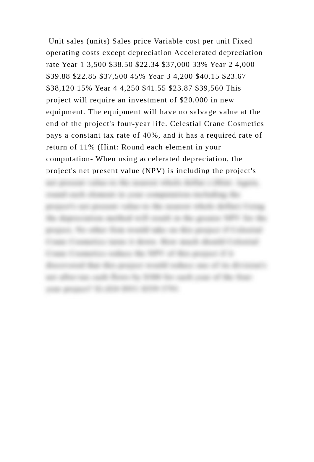 Unit sales (units) Sales price Variable cost per unit Fixed operating.docx_dr9i65n7un4_page2