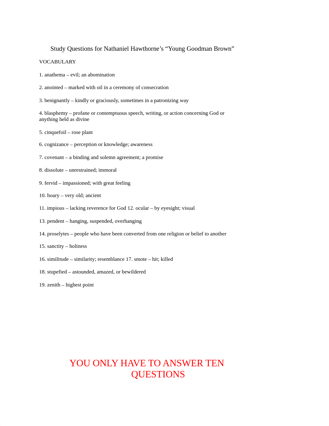 Abygail Nikkel - Study Questions for Nathaniel Hawthorne's "Young Goodman Brown".docx_dr9immjwrem_page1