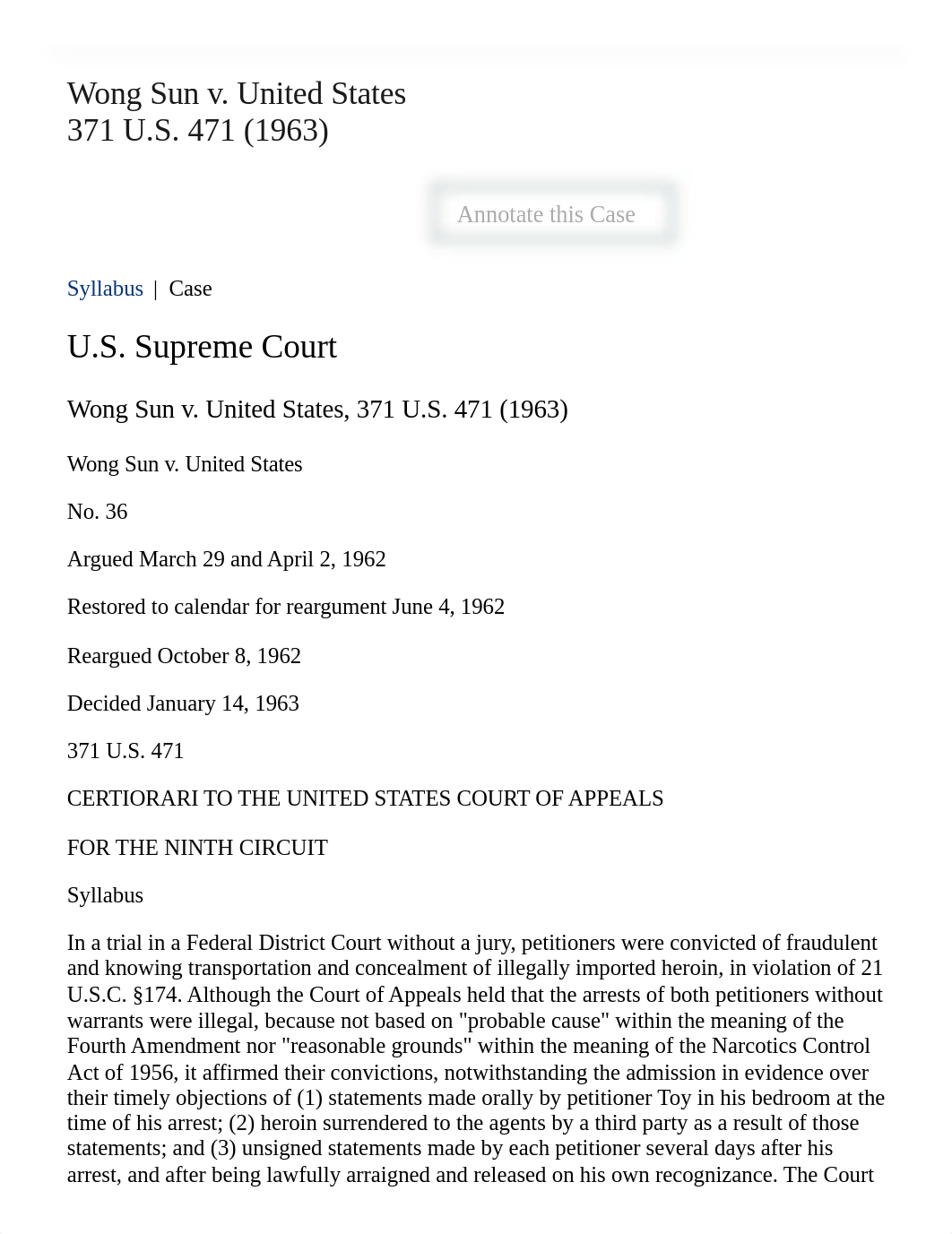 Wong Sun v. United States __ 371 U.S. 471 (1963) __ Justia U.S_dr9tptxyj7r_page1