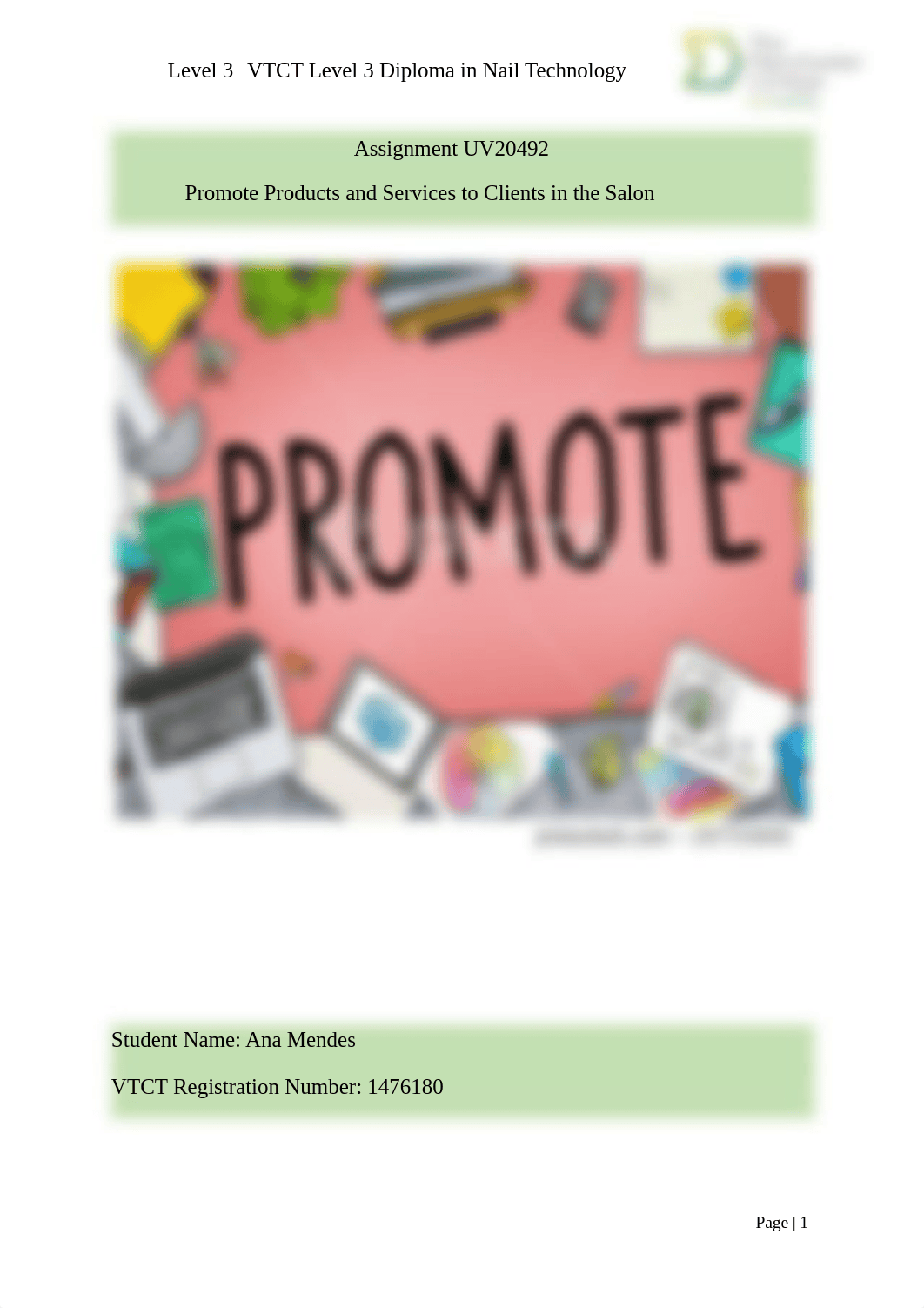 Assignment Promote Products  Outcome 1.pdf_dra7wwktqmd_page1