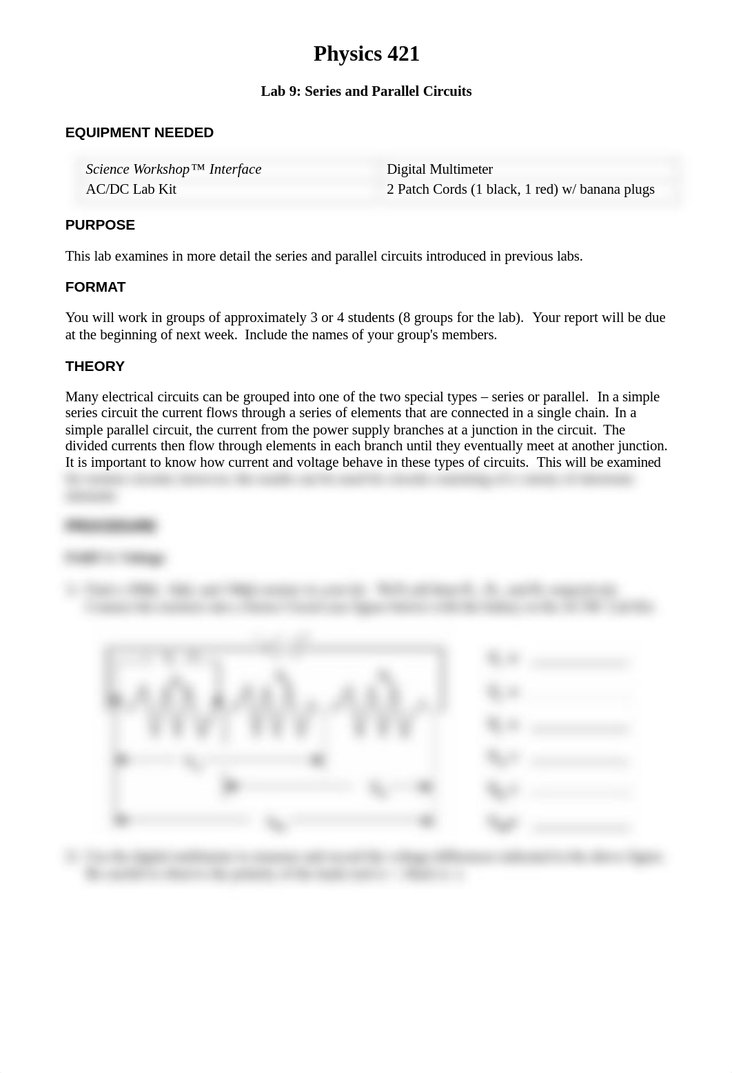 Phys421 Lab-9 Series and Parallel.pdf_dragbxhjbkg_page1