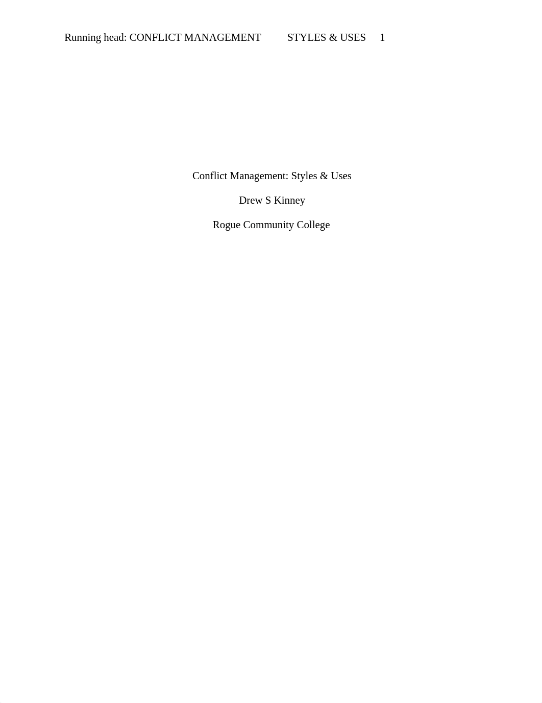 Term Poject_Conflict Management_Styles & Uses.docx_drahya5k1s0_page1