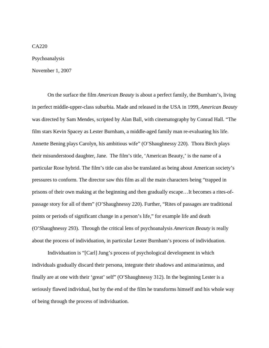 Psychoanalysis of American Beauty through the individuation of Lester Burnham_dramhlz38cf_page1