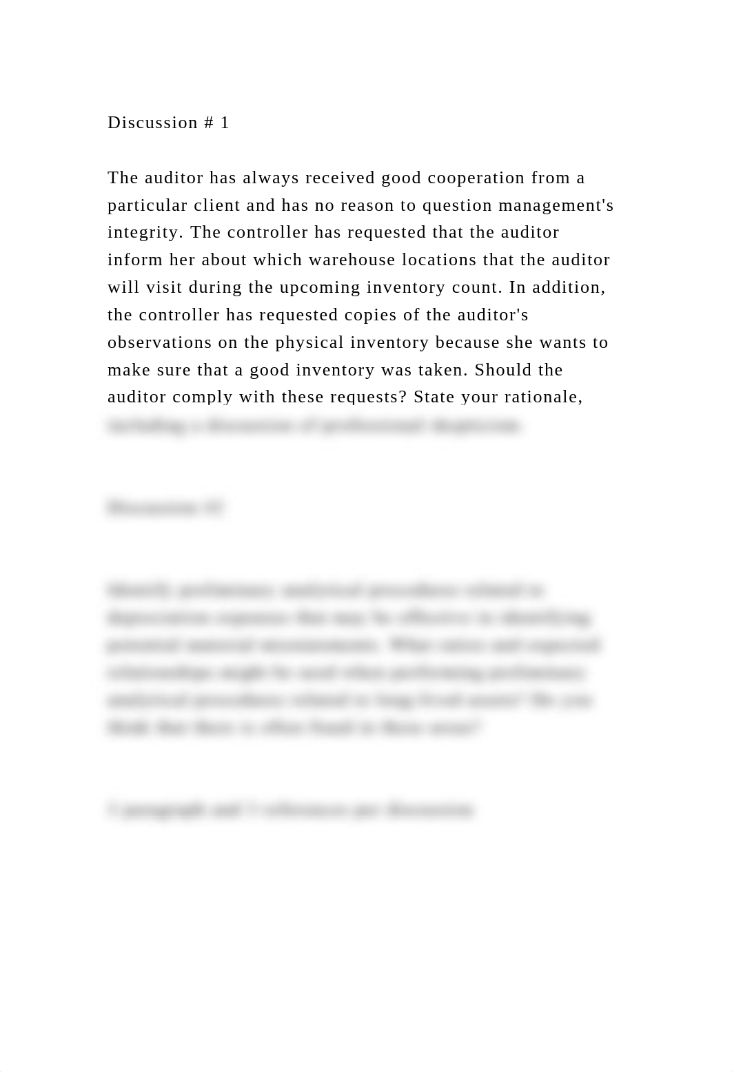 Discussion # 1 The auditor has always received good cooperation .docx_dranf6zhu0e_page2