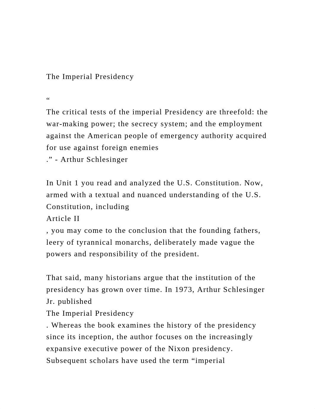 The Imperial PresidencyThe critical tests of the imperial.docx_draohha1tj1_page2