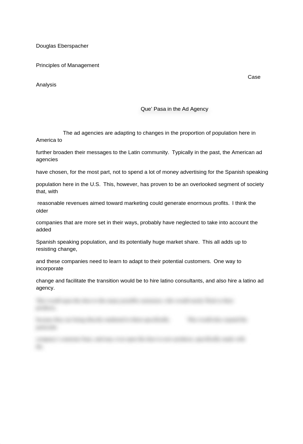 Que Pasa/ Case Analysis_drarehndq4f_page1