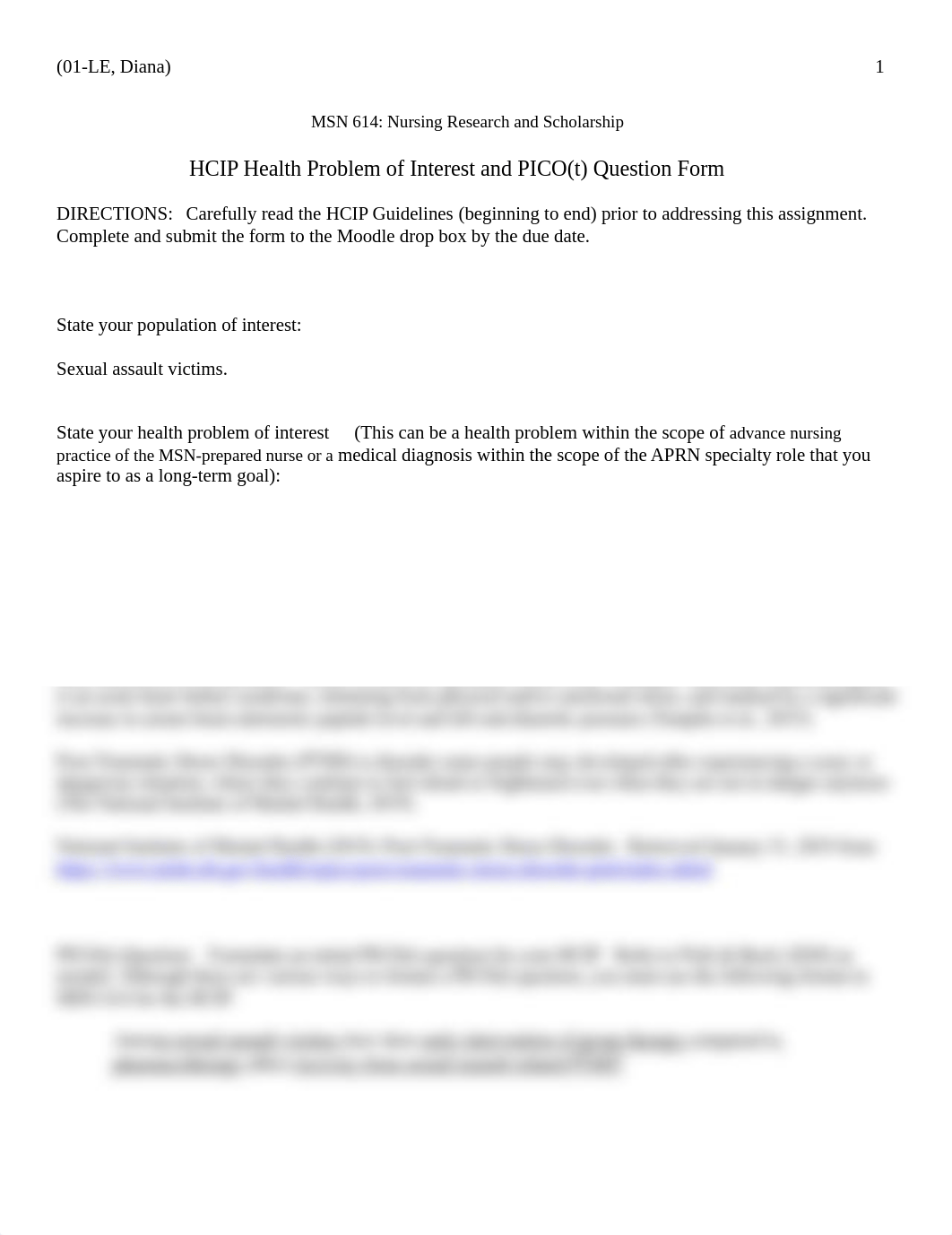 msn 614 hcip and picot question form.docx_draripfrlrz_page1