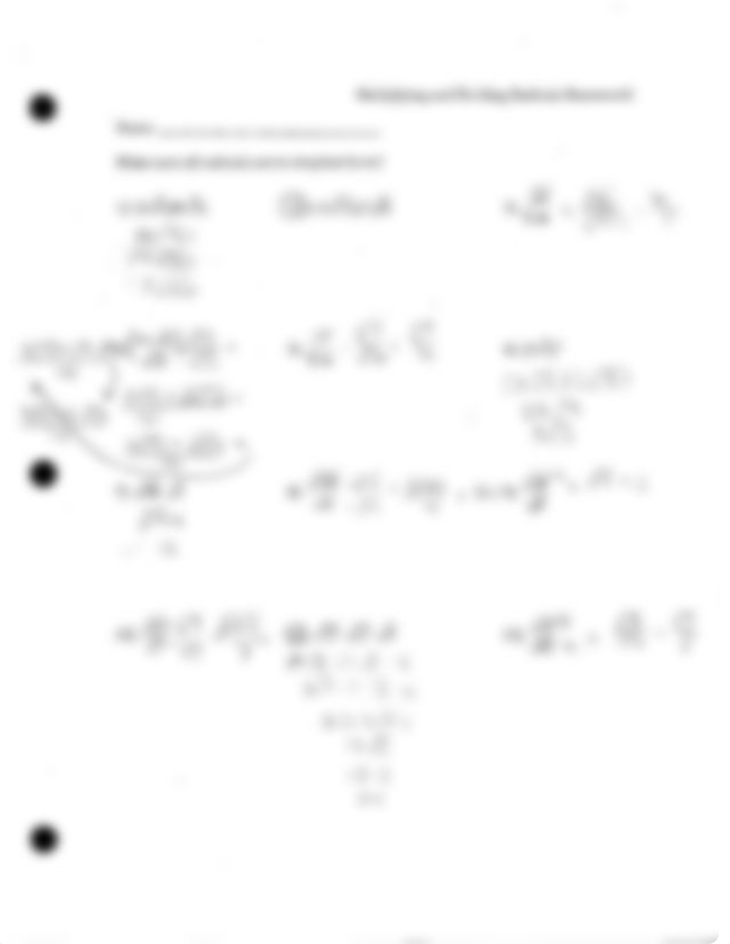 Multiplying and Dividing Radicals Homework_drb6dbuzy1u_page1