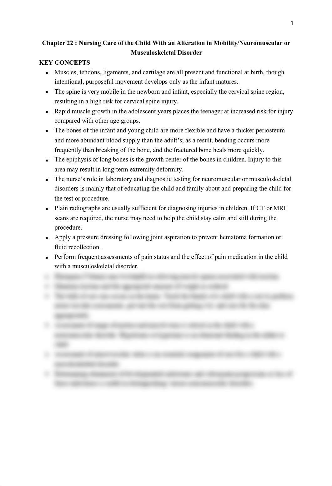 Chapter 22 Nursing Care of the Child With an Alteration in Mobility:Neuromuscular or Musculoskeletal_drbv2yspotq_page1