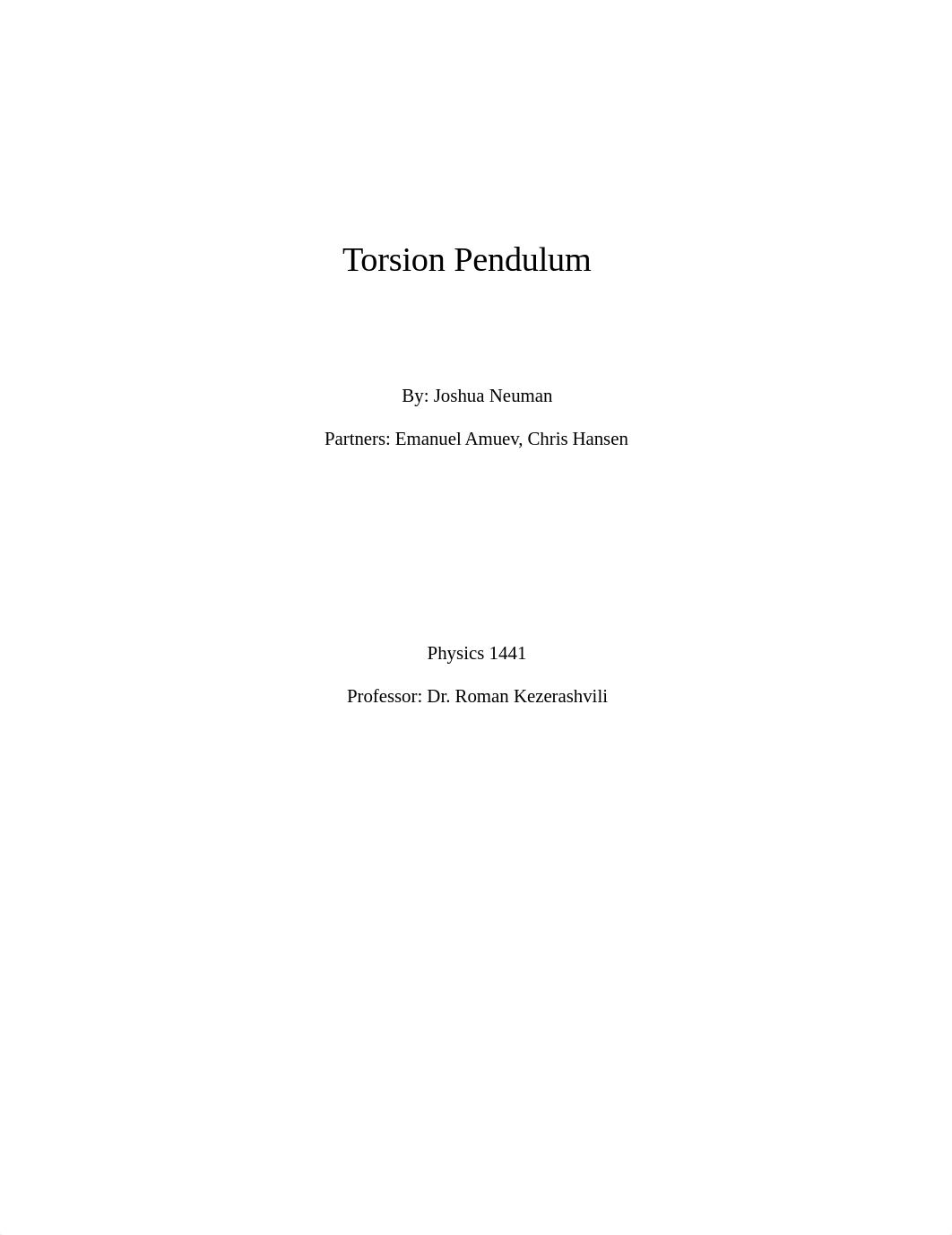 Lab Report 11 - Torsion pendulum .docx_drbzq26va27_page1