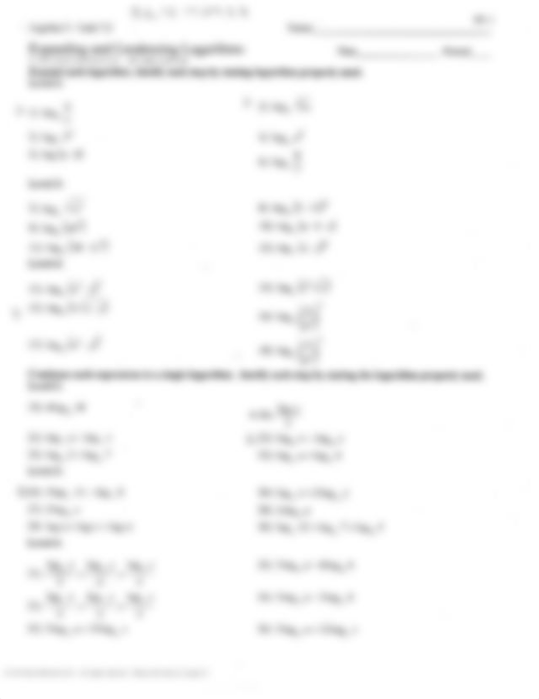 Logarithm review answer key_drc1xcgpfoc_page1