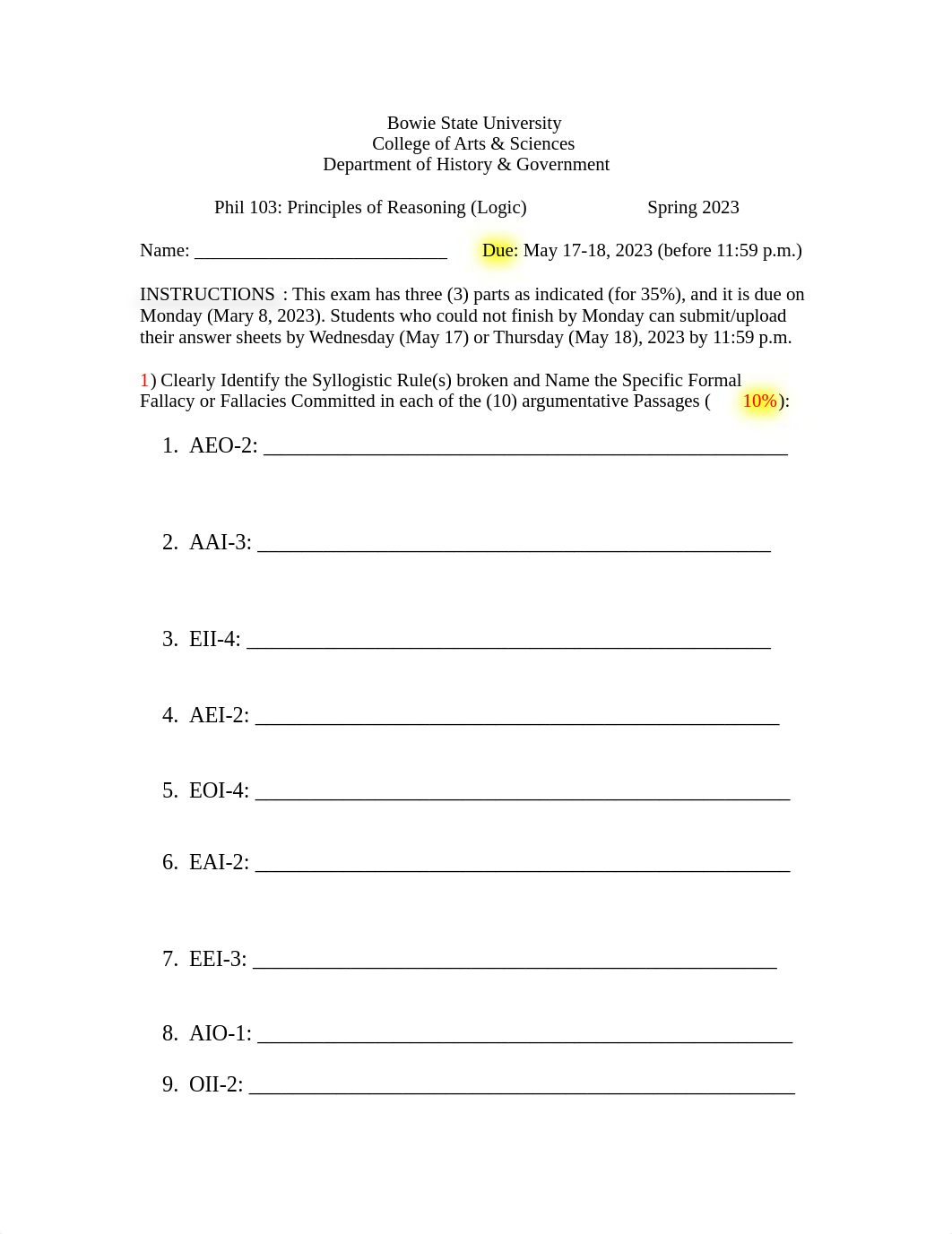 Phil 103-Logic- 2nd Examination (35%) on May 17-18 (2023).doc_drc5956tmho_page1