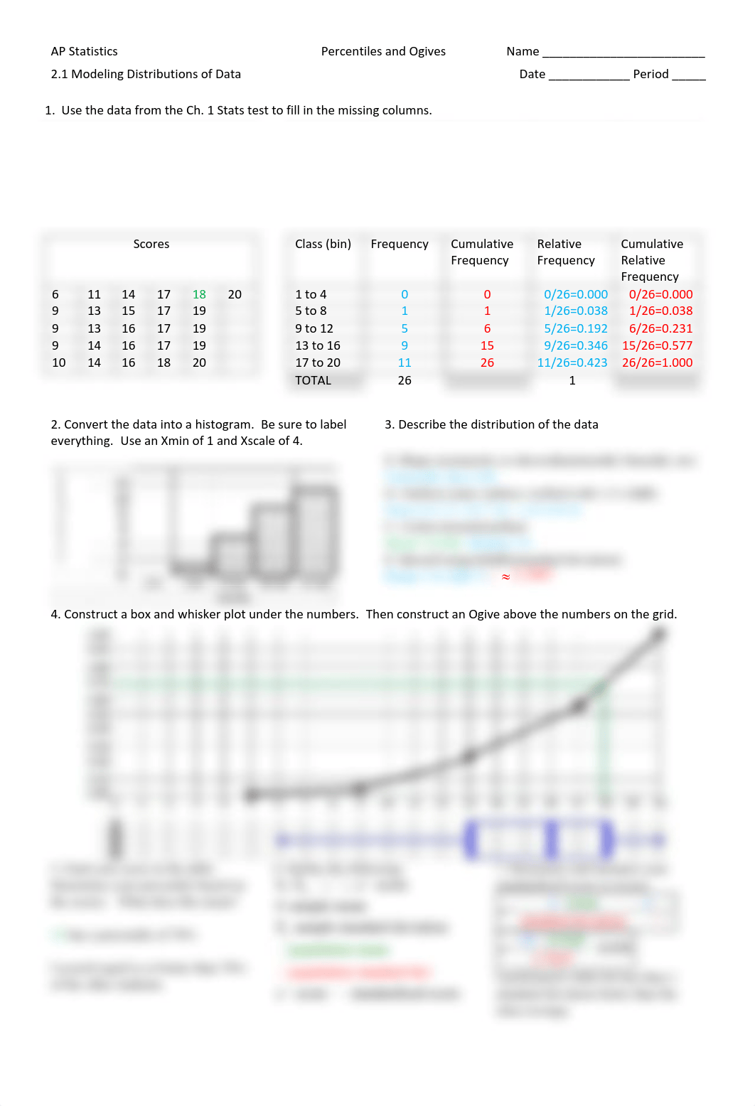 2.1 Worksheet 1 (percentiles and Ogive) - Solutions2.pdf_drc8kxv0gr0_page1