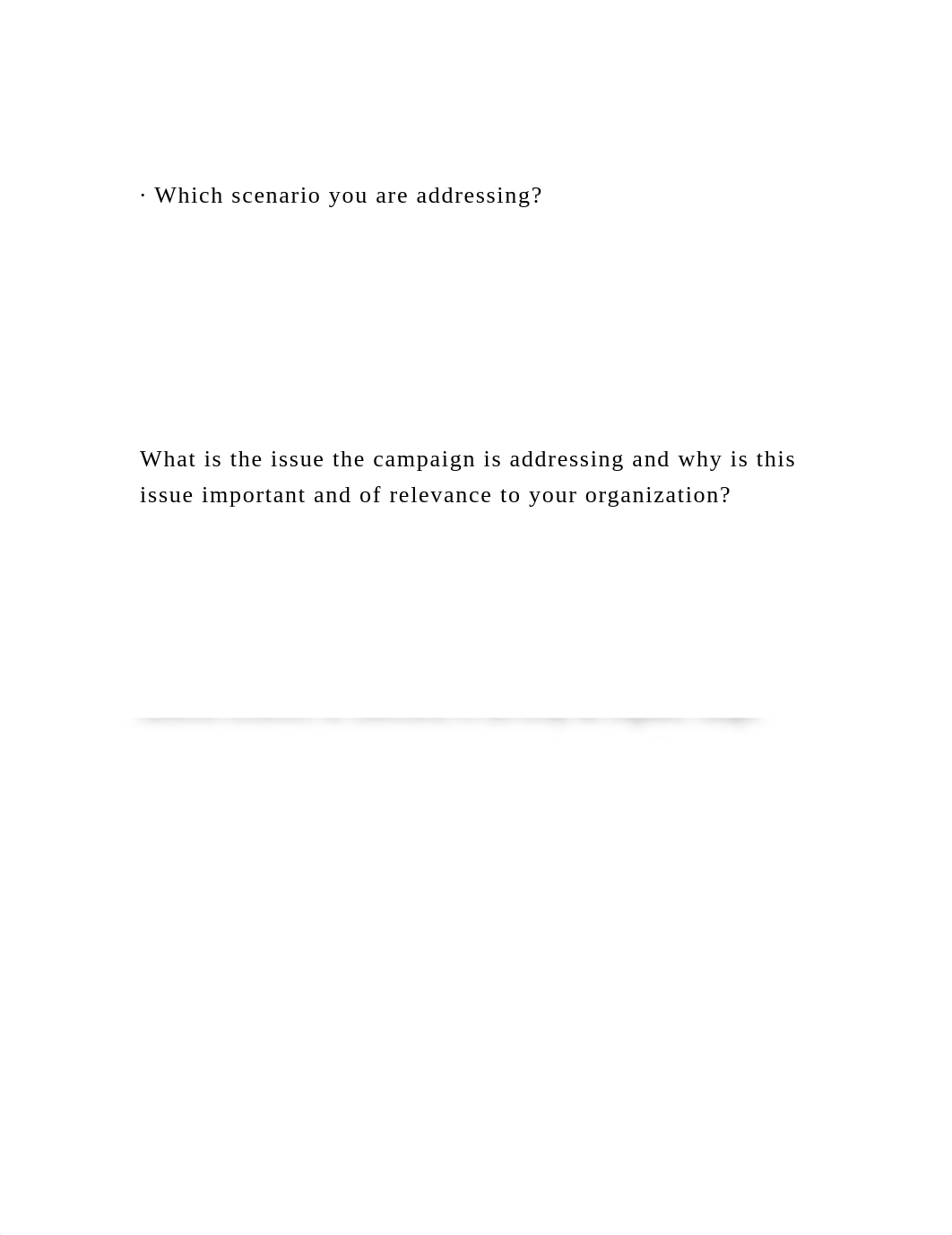 · Which scenario you are addressing1. I am working for Gorman a.docx_drcaobdgu6e_page2